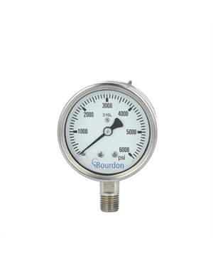 Bourdon MEP3 Pressure Gauges